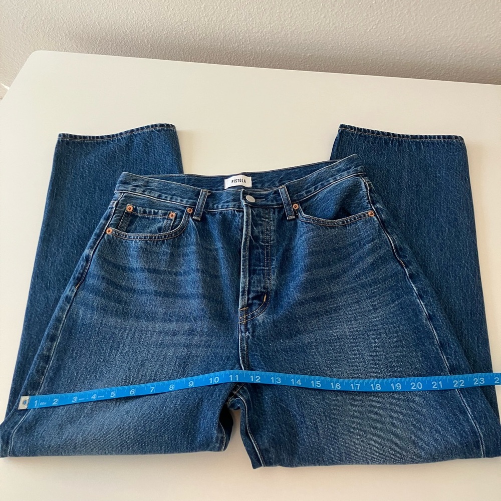 Pistola Cassie super high rise straight crop size 30 - Fairview wash - Picture 9 of 10